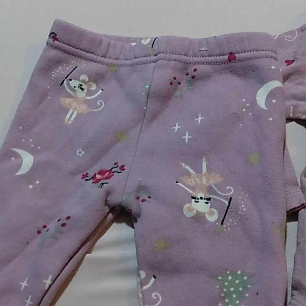 Garanimals 3-6 months Ballet Mouse Purple Matching Set